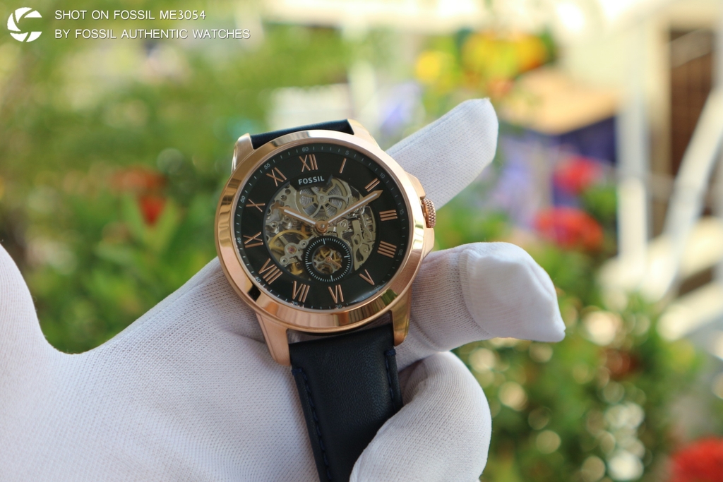 Fossil ME3054 Grant Skeleton Automatic