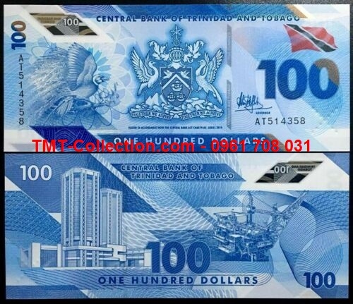 Trinidad and Tobago 100 Dollars 2019 UNC