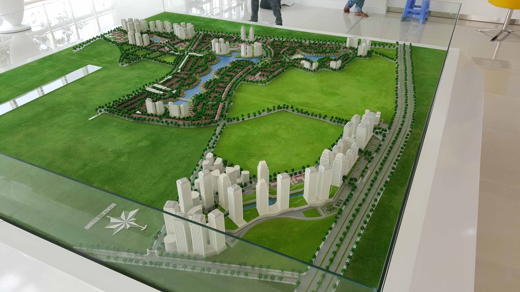 Mô hình kiến trúc quy hoạch thổng thể 1/1500. LH: 0901 62 62 82