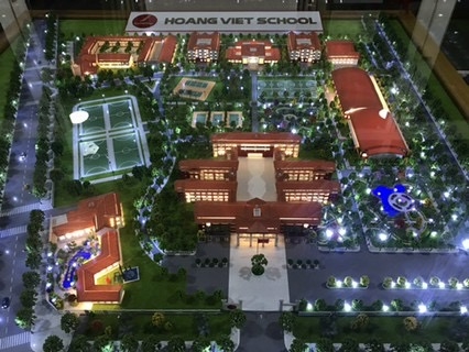 Dự án Trường học Hoàng Việt Tp Buôn Ma Thuột - Tỷ lệ: 1/250