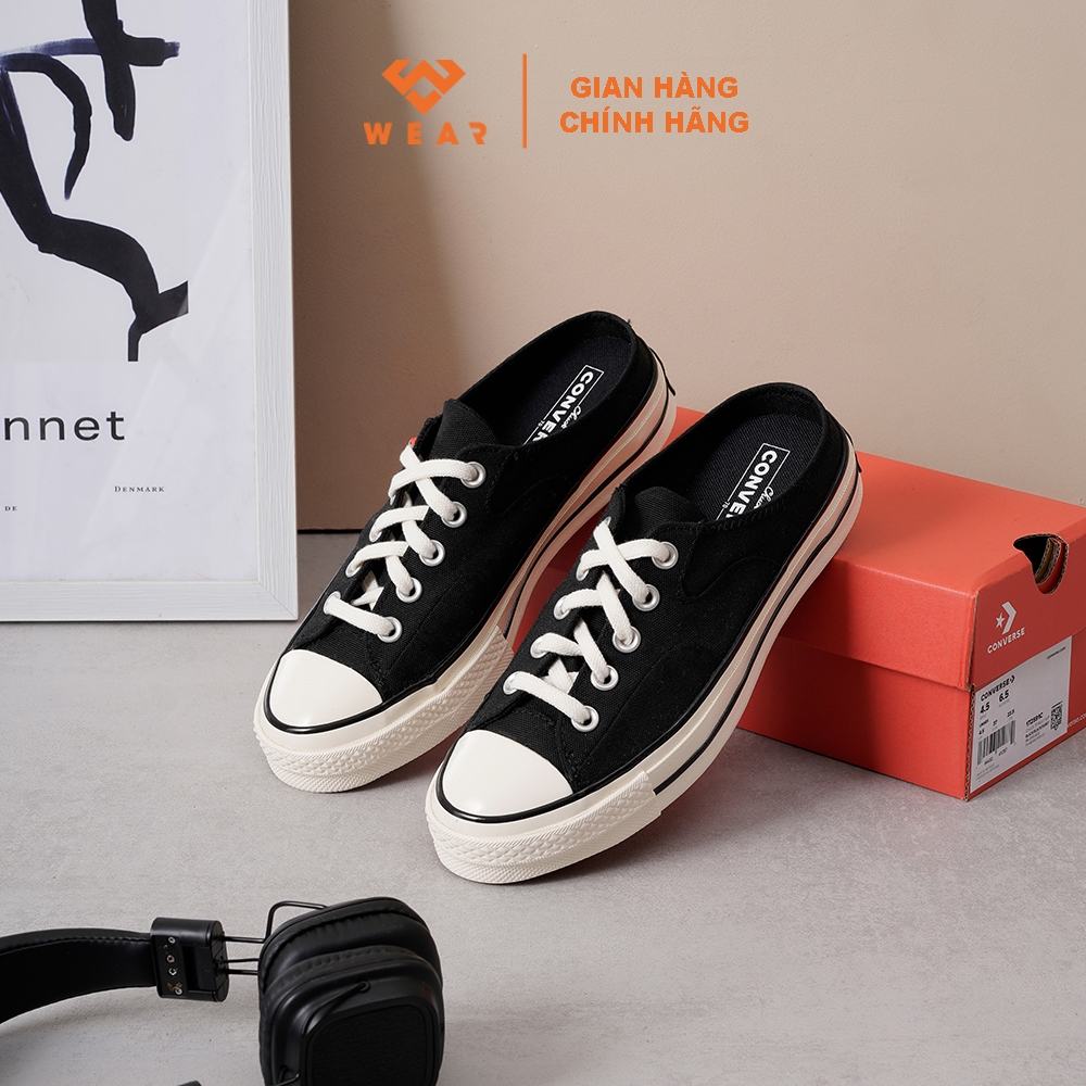 Giày Converse Chuck 70 Mule Recycled - Black - 172591C WearVN Giày Converse Chuck 70 Mule Recycled - Black - 172591C WearVN