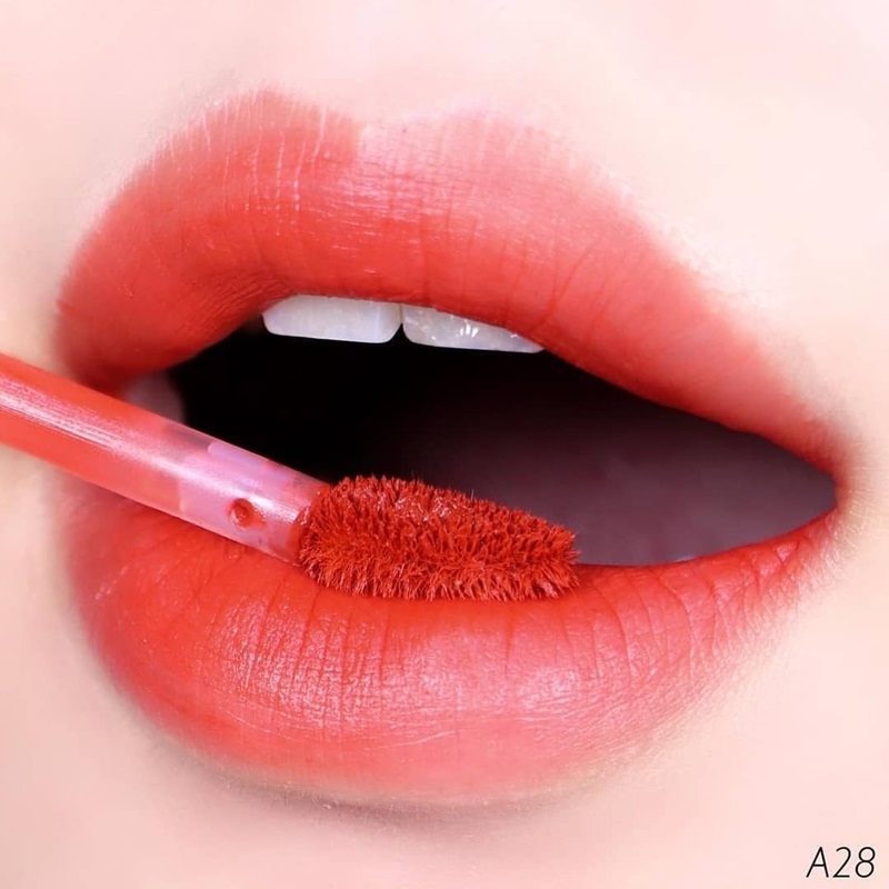 A28 màu Cam Tulip - Son Black Rouge Airfit Velvet