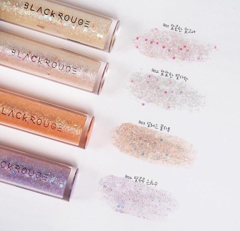 GEL NHŨ MẮT BLACK ROUGE PEARL VELY I GLITTER G02