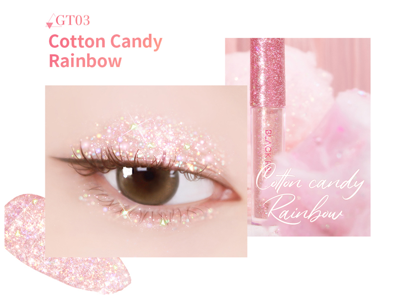 NHŨ MẮT BLACK ROUGE PEARLVELY I GLITTER TRIANGLE GT03