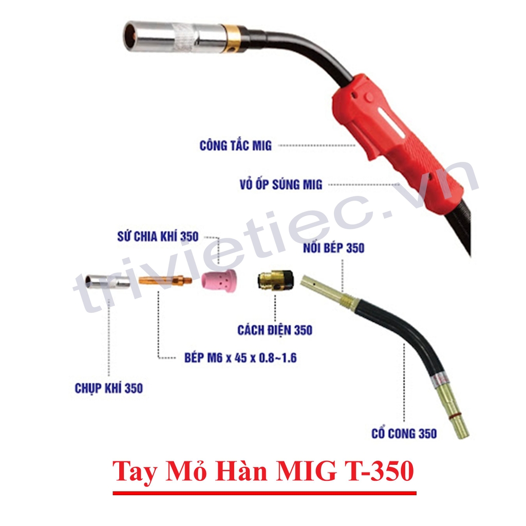 Mỏ hàn MIG T350 ( Chuẩn EU)