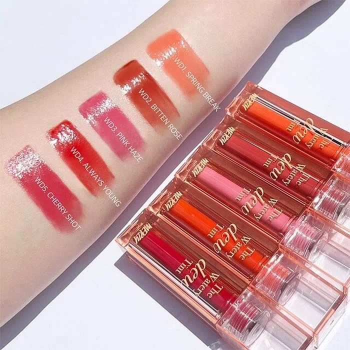Bảng màu son tint bóng Merzy năm 2024