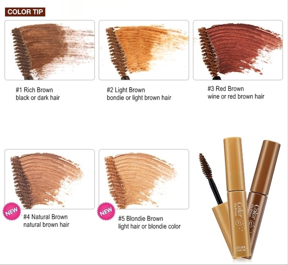 Mascara Chải Chân Mày Etude House Định Hình Và Lâu Trôi Color My Brows