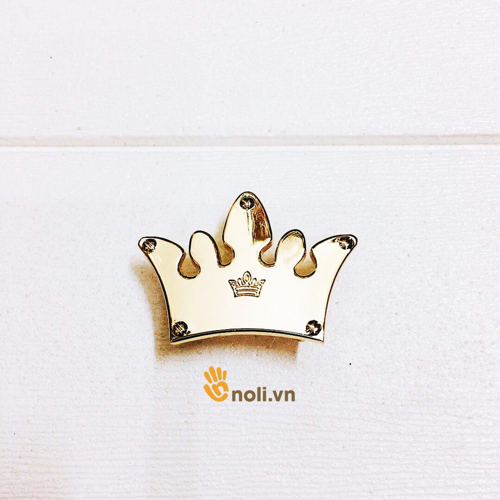 Mác trang trí hình vương miện dày đẹp | NoLi Handmade Shop