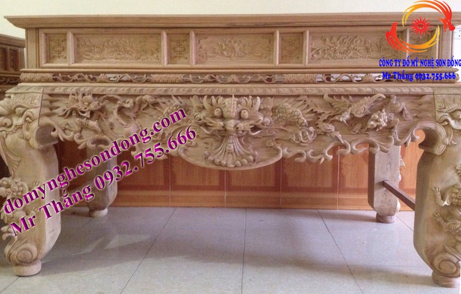 Sập thờ tứ linh hóa