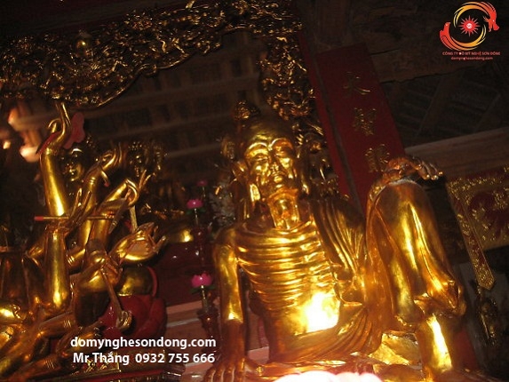 Tượng tuyết sơn gỗ mít