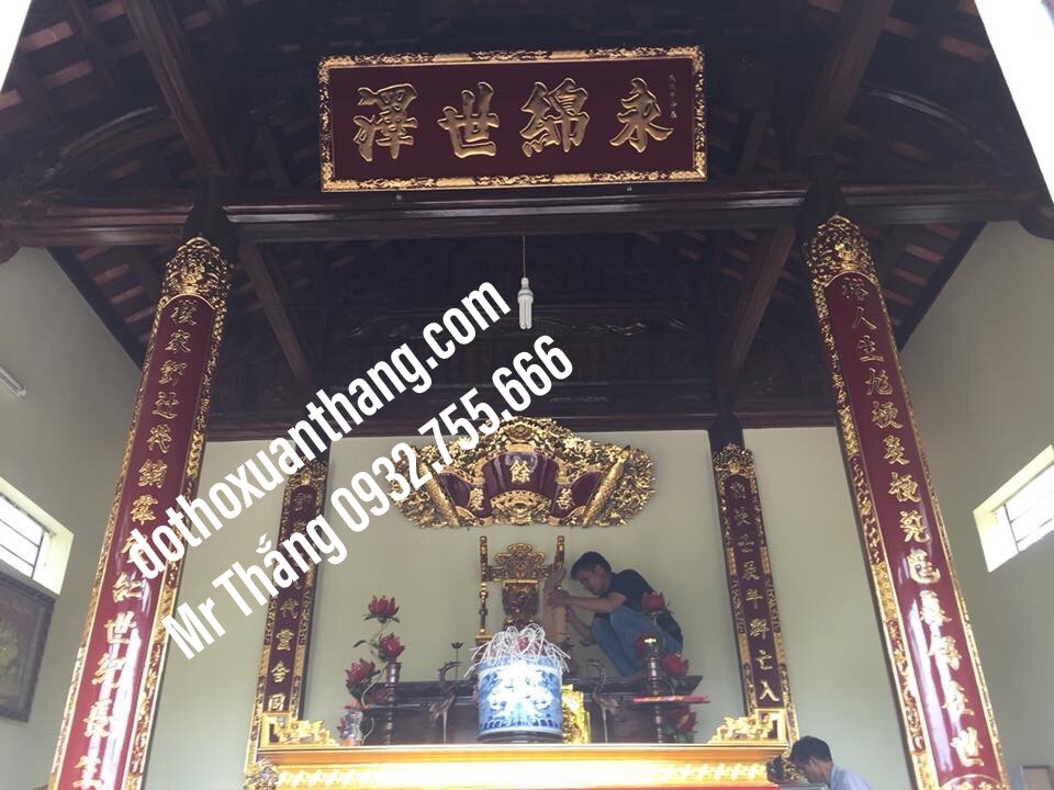 Hoành phi câu đối cho từ đường nhà thờ họ
