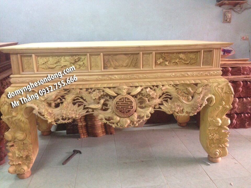 Sập thờ gỗ mít đẹp