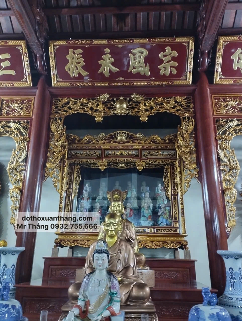 Phục chế đồ thờ chùa