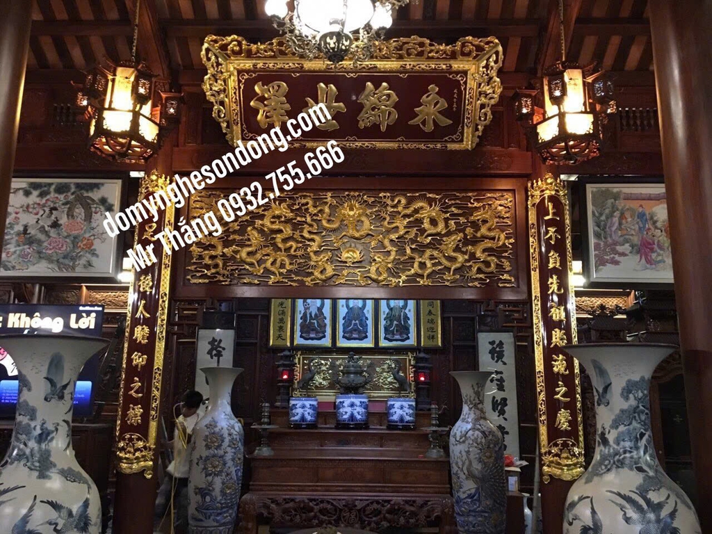 Tô lý đồ thờ từ đường nhà thờ họ
