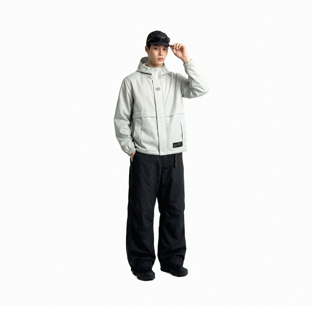 ONTOP Journey Jacket - Xám Trắng