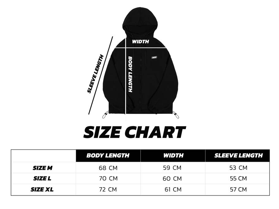 ONTOP Tech Hoodie Zip-Đen