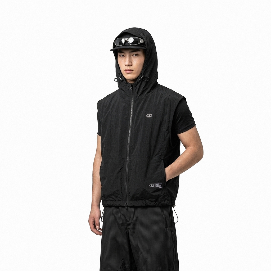 ONTOP Nylon Hooded Vest