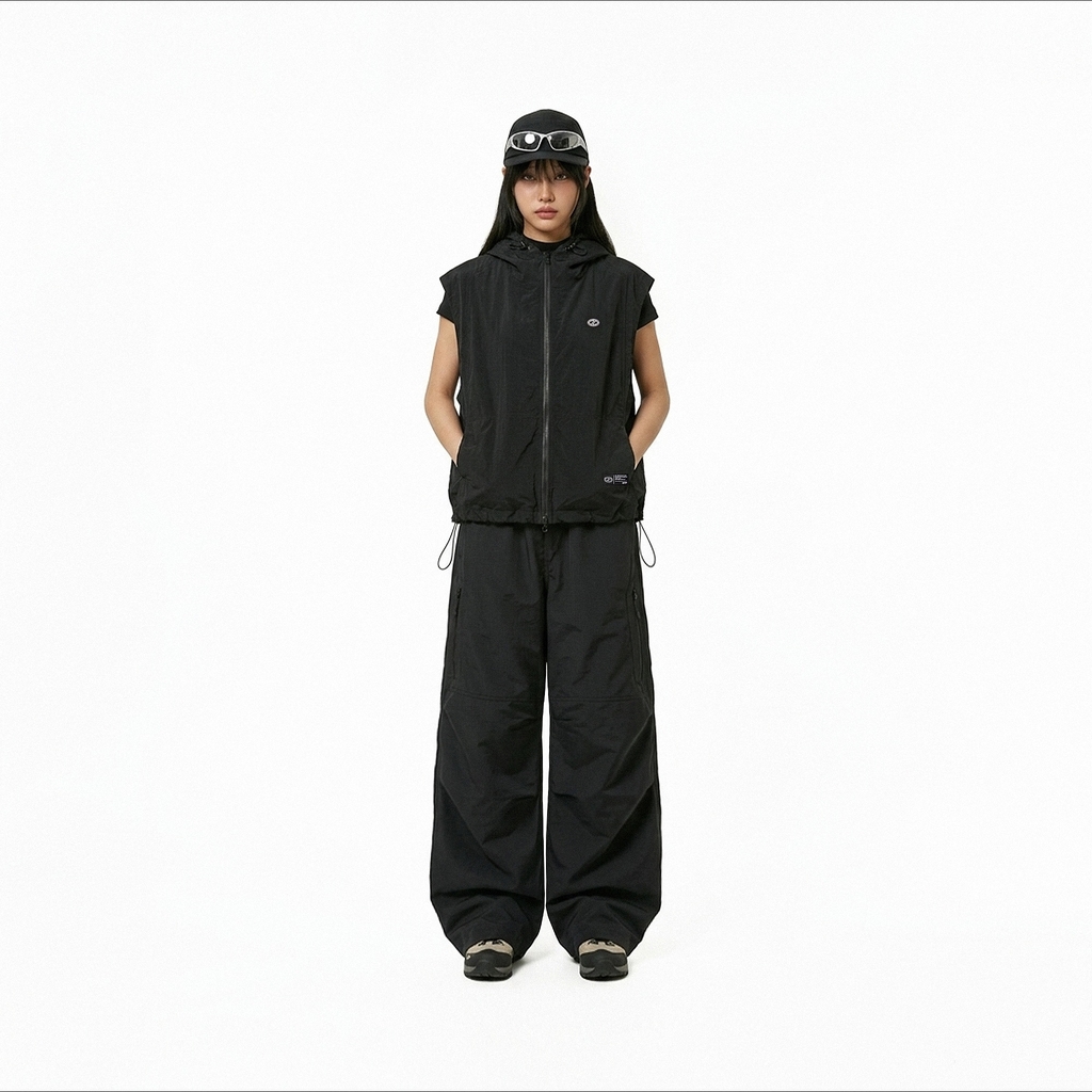 ONTOP Nylon Hooded Vest