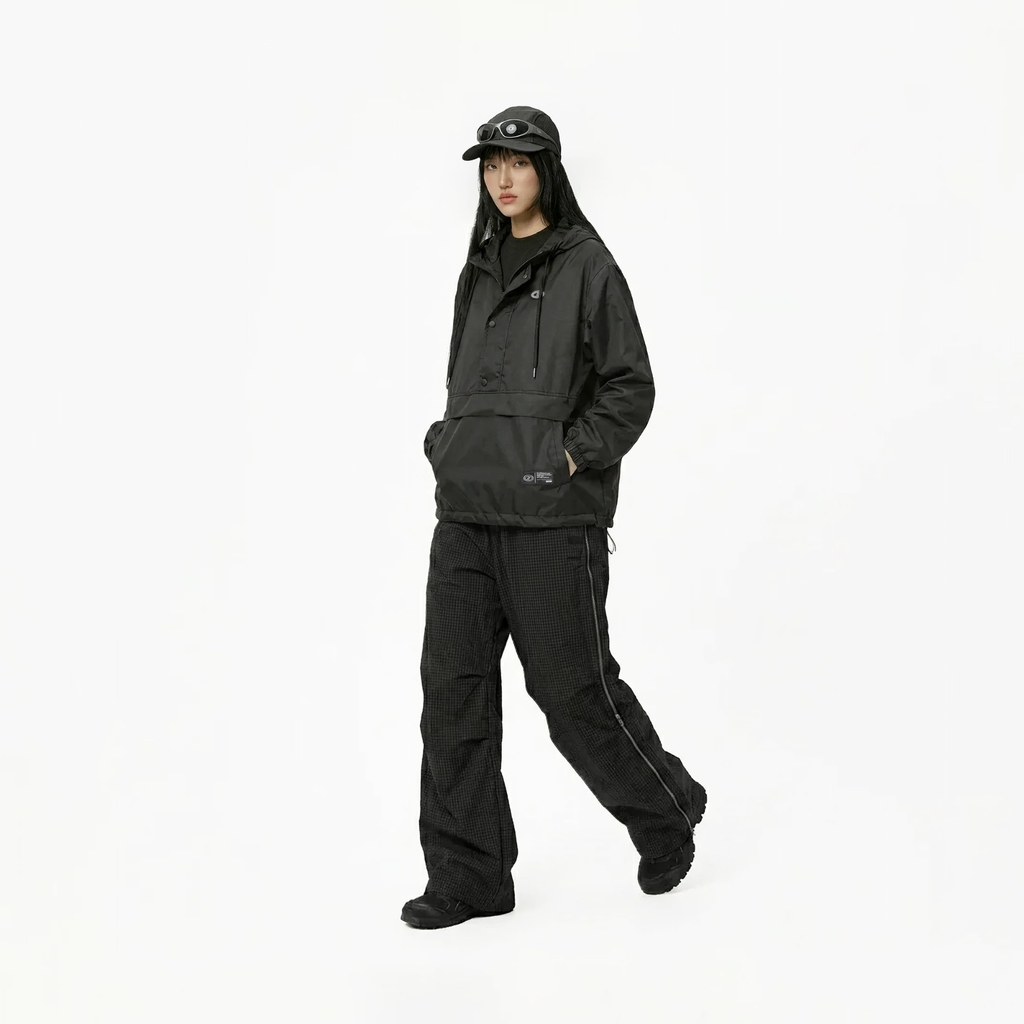 ONTOP Half-Snap Hoodie Jacket