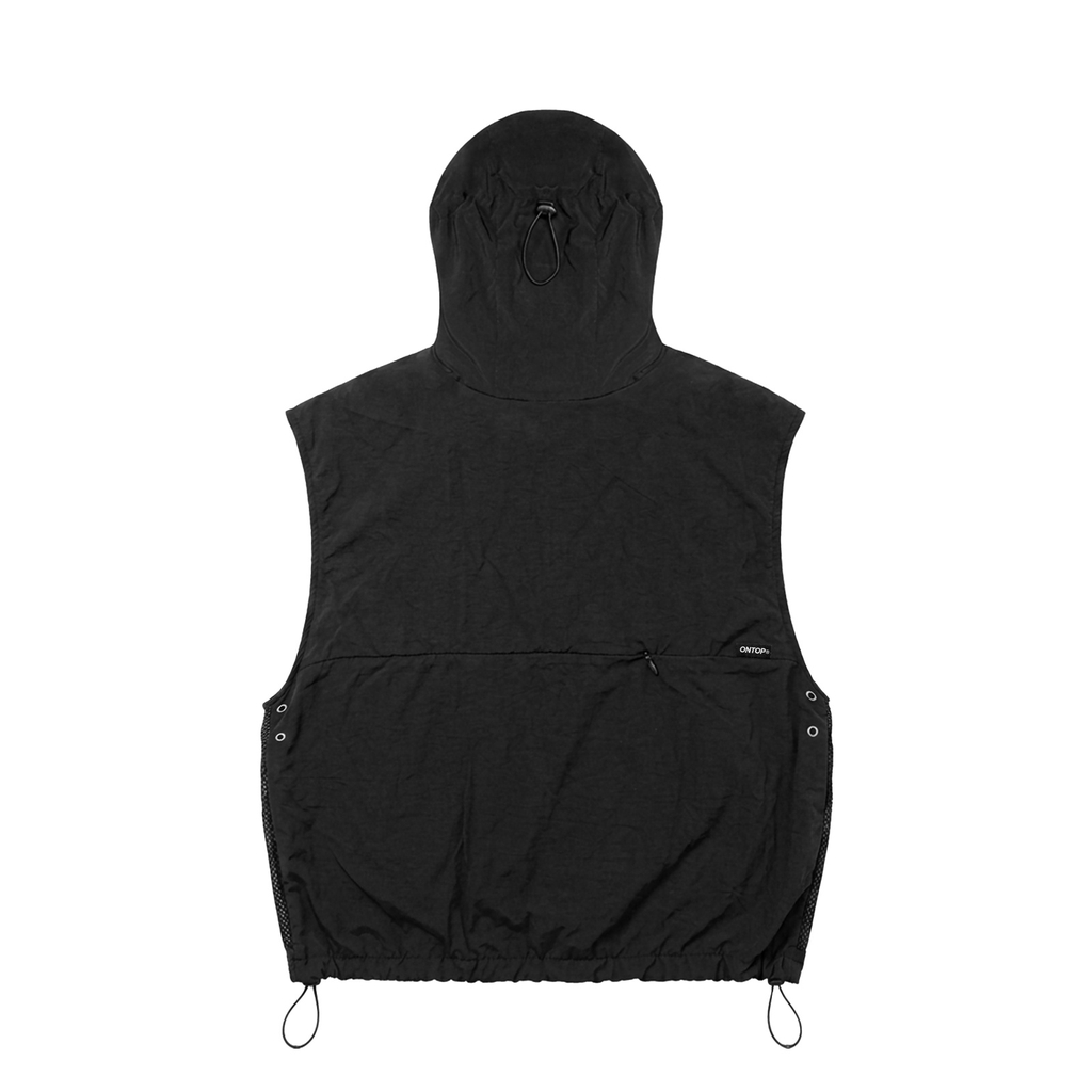 ONTOP Mesh-Panel Hooded Vest