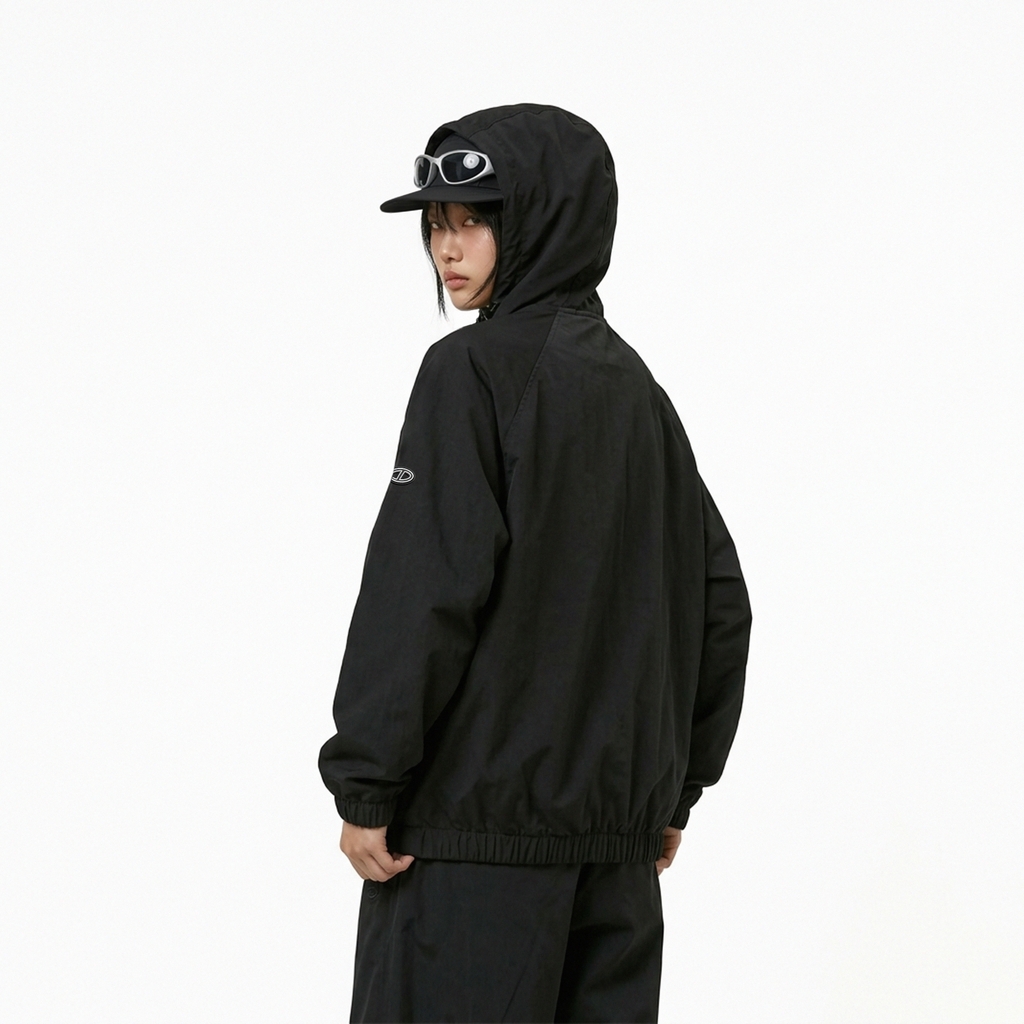 ONTOP Airflow Windbreaker Jacket - Đen