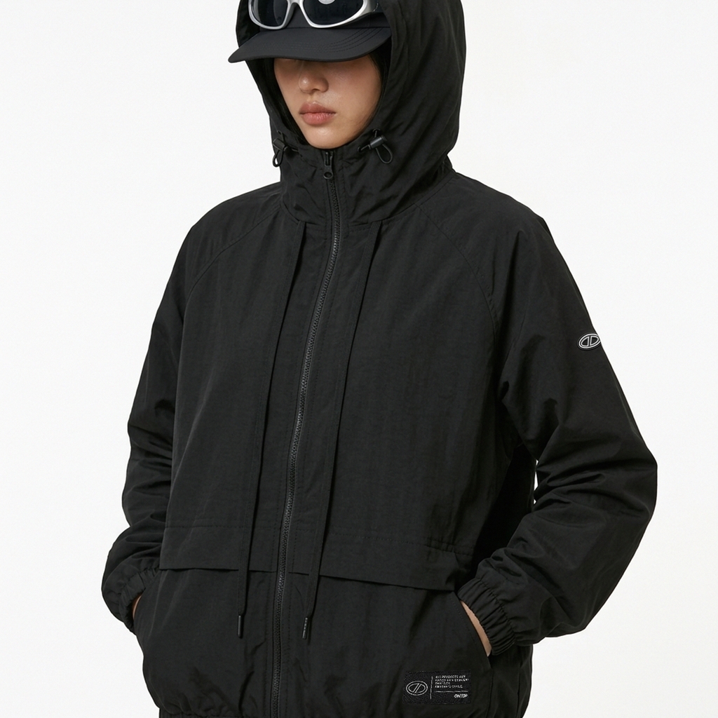 ONTOP Airflow Windbreaker Jacket - Đen
