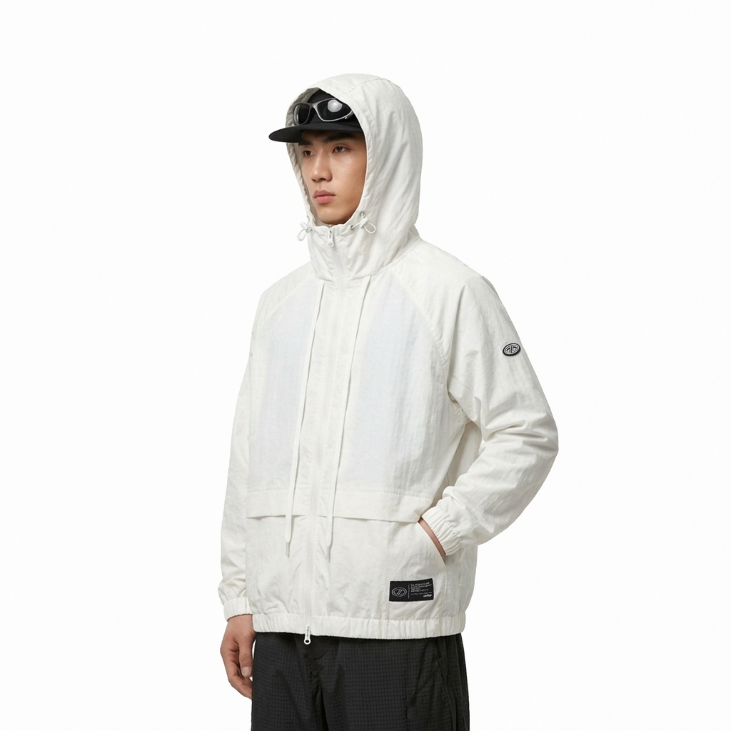 ONTOP Airflow Windbreaker Jacket - Trắng kem