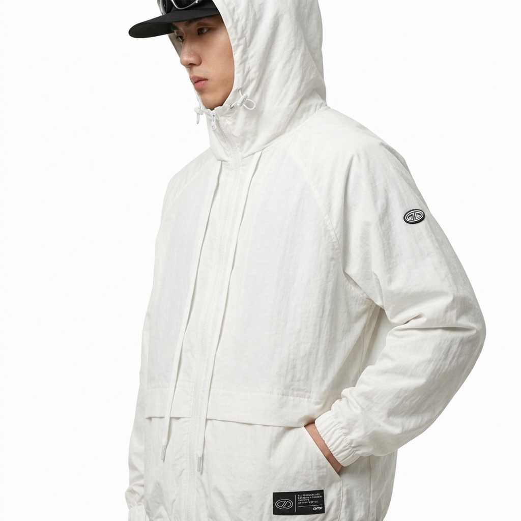 ONTOP Airflow Windbreaker Jacket - Trắng kem