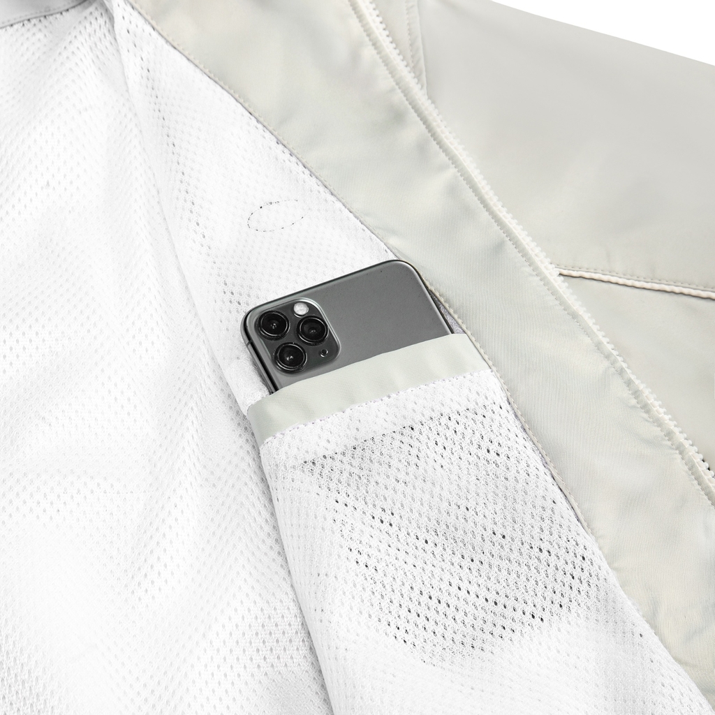 ONTOP Wind Track Jacket - Xám trắng