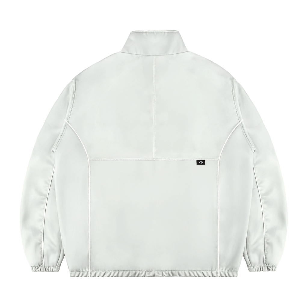 ONTOP Wind Track Jacket - Xám trắng