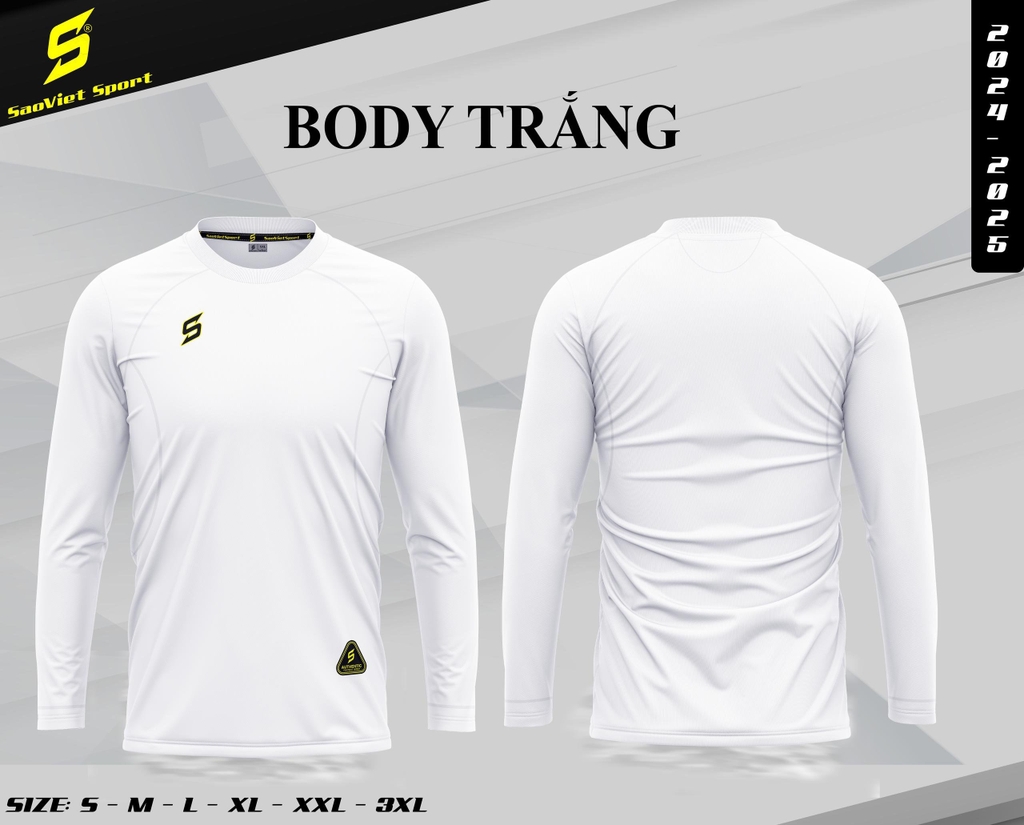 Áo lót bóng đá dài tay Sao Việt body SV01