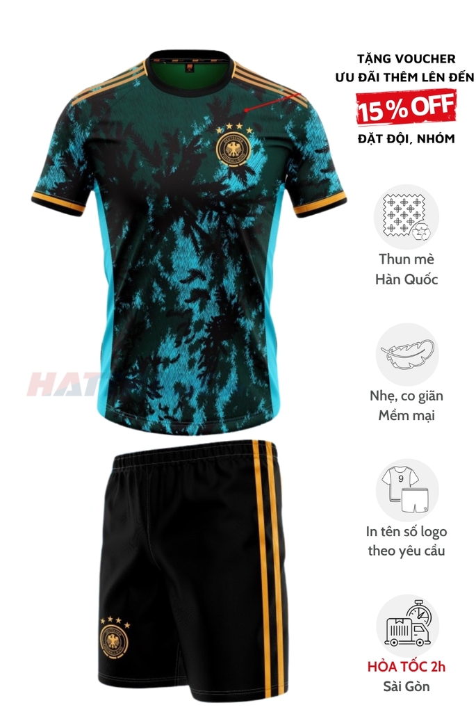 Áo đội tuyển Đức Euro 2024 [Thun Mè Hàn Quốc]