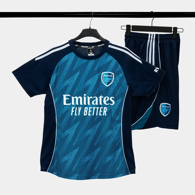 Quần áo bóng đá Arsenal 2025/26 [Strivend thun mè Poly]
