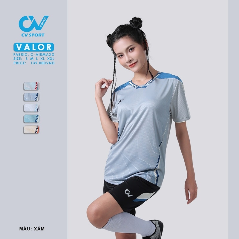 Áo bóng đá không logo CV Sport VALOR