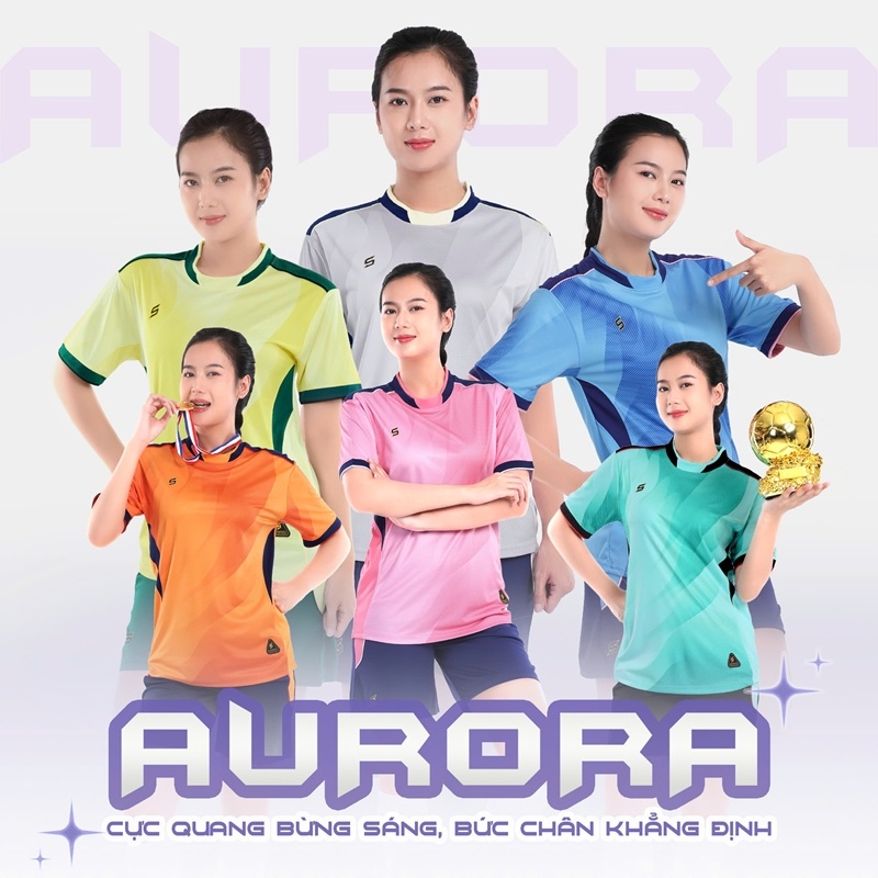 Áo bóng đá không logo Sao Việt AURORA