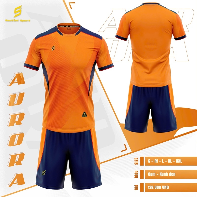 Áo bóng đá không logo Sao Việt AURORA
