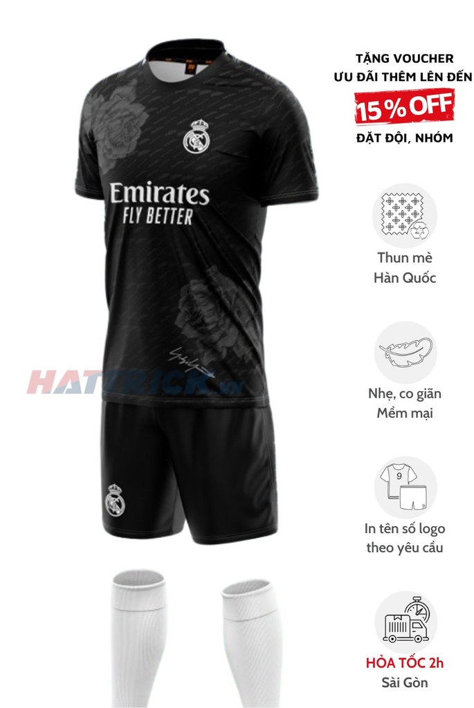 Áo Real Madrid 24/25 [Thun Mè Hàn Quốc]