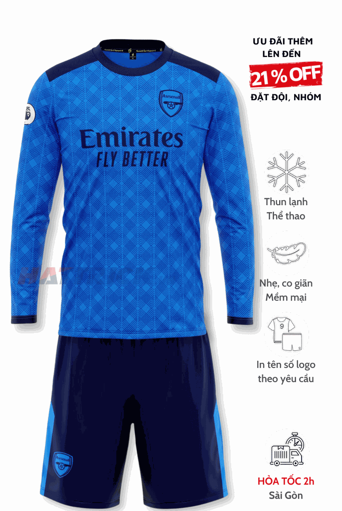 Quần áo Arsenal tay dài 2023/24