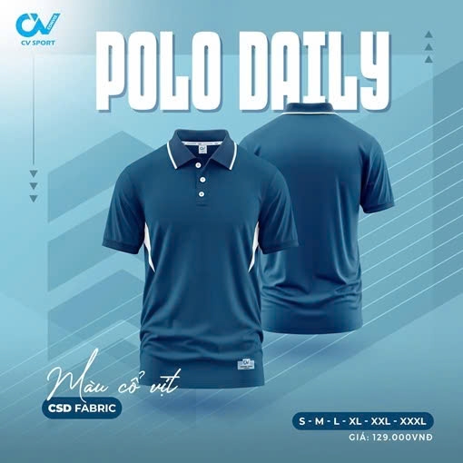 Áo di chuyển Polo Convis CV Daily C2