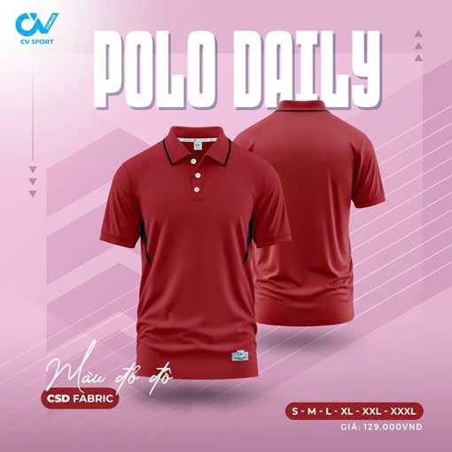 Áo di chuyển Polo Convis CV Daily C2