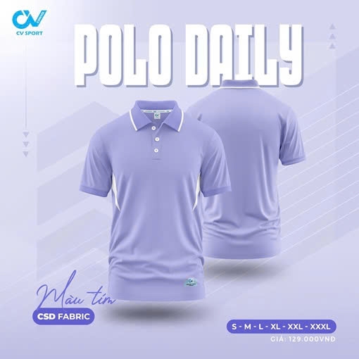 Áo di chuyển Polo Convis CV Daily C2