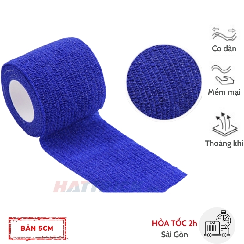 Băng keo thể thao 5cm [Băng vải đá bóng]