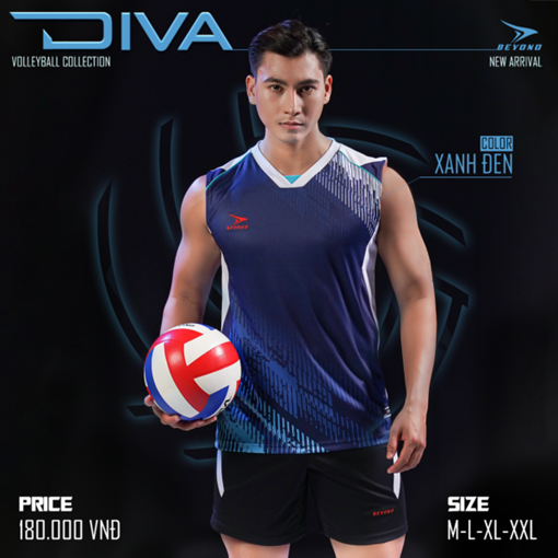 Quần áo bóng chuyền Nam Beyono Diva (Sát nách)