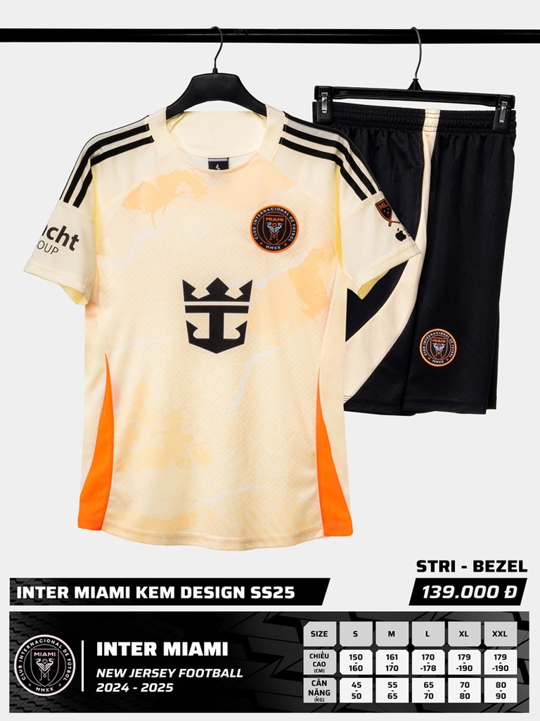 Quần áo bóng đá Strivend Inter MIAMI 2024/25 [thun mè Poly]