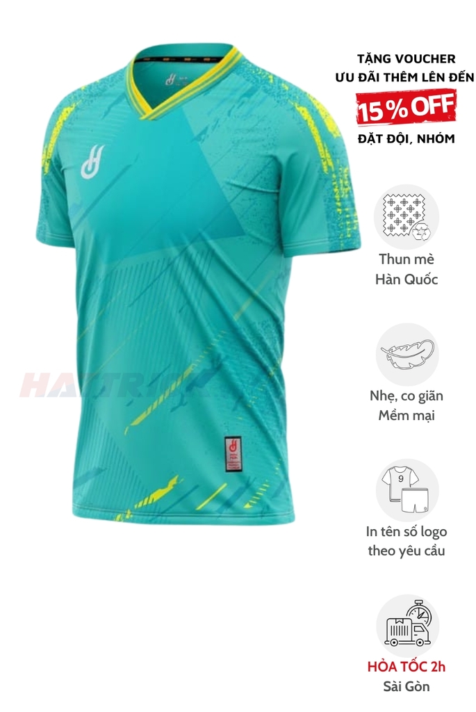 Áo bóng đá không logo HD Klorist