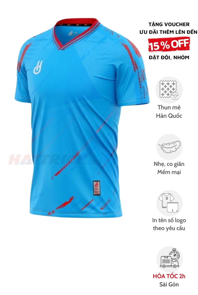 Áo bóng đá không logo HD Klorist
