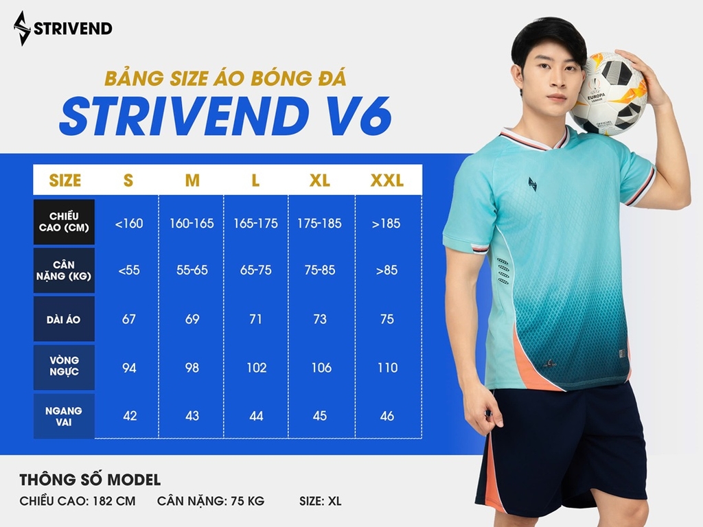Quần áo bóng đá Strivend V6