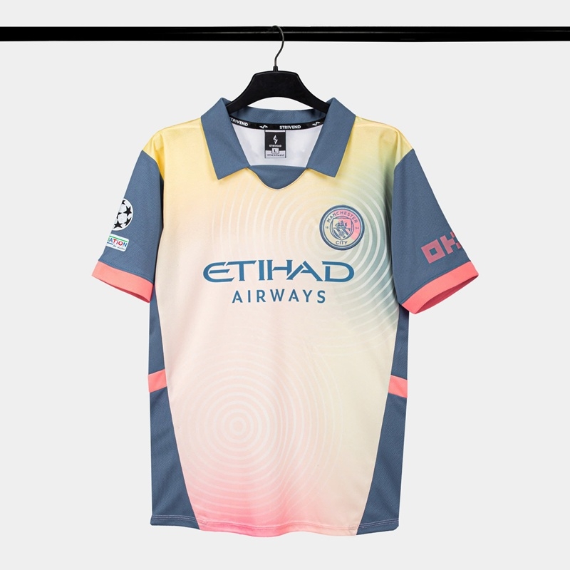 Quần áo bóng đá Strivend Man city 2024/25 [thun mè Poly]
