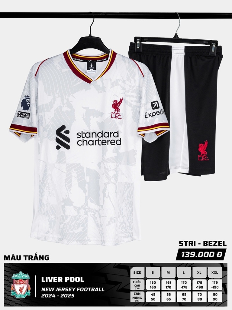Quần áo bóng đá Strivend Liverpool 2024/25 [thun mè Poly]