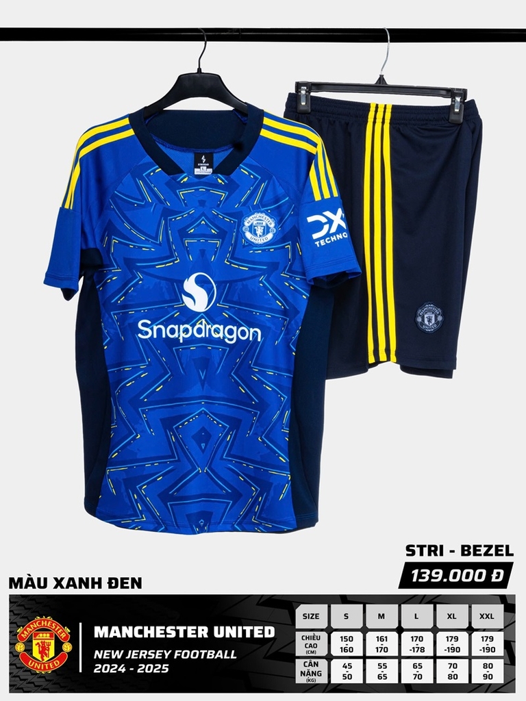 Áo đấu Manchester United MU 2024/25 [Strivend thun mè Poly]